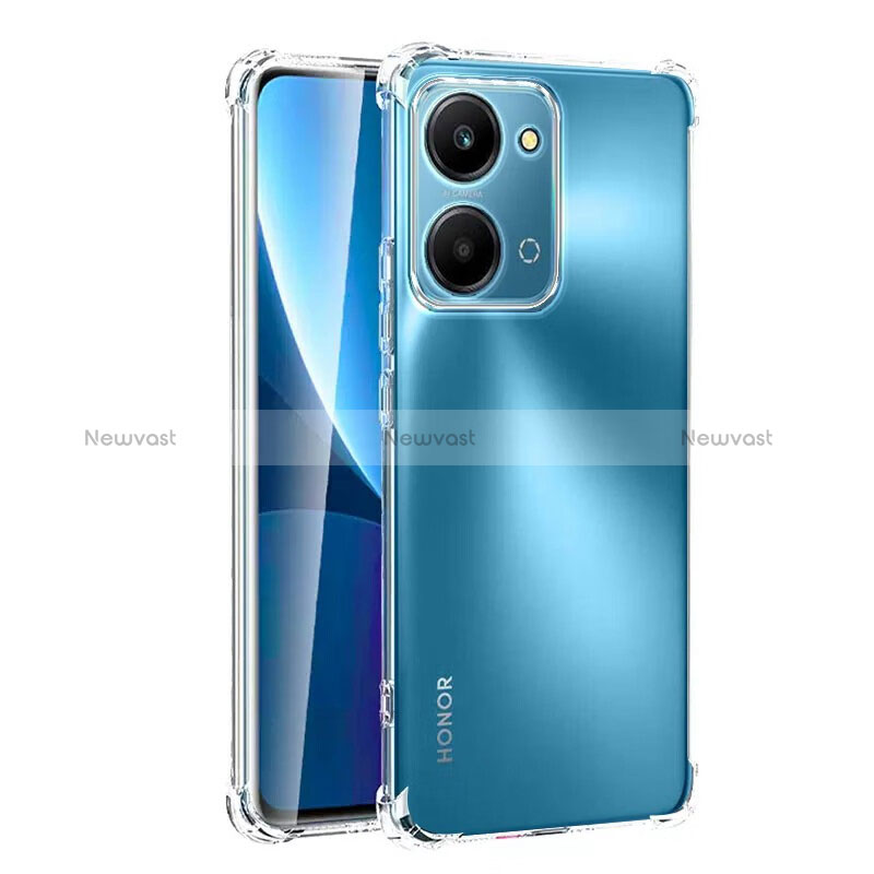 Ultra-thin Transparent TPU Soft Case T03 for Huawei Honor X7a Clear