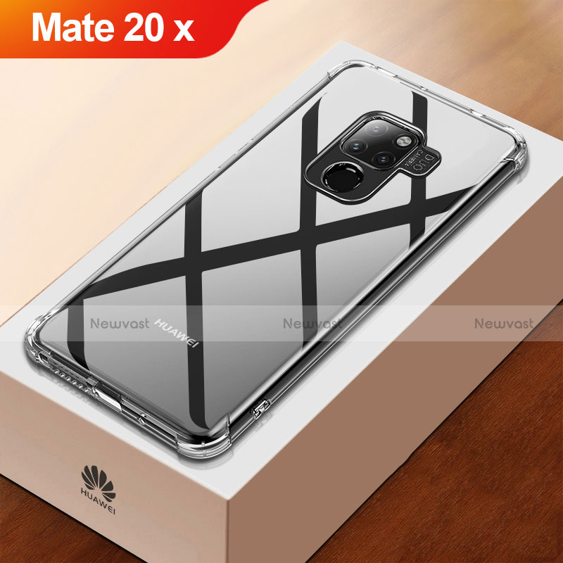 Ultra-thin Transparent TPU Soft Case T03 for Huawei Mate 20 X 5G Clear