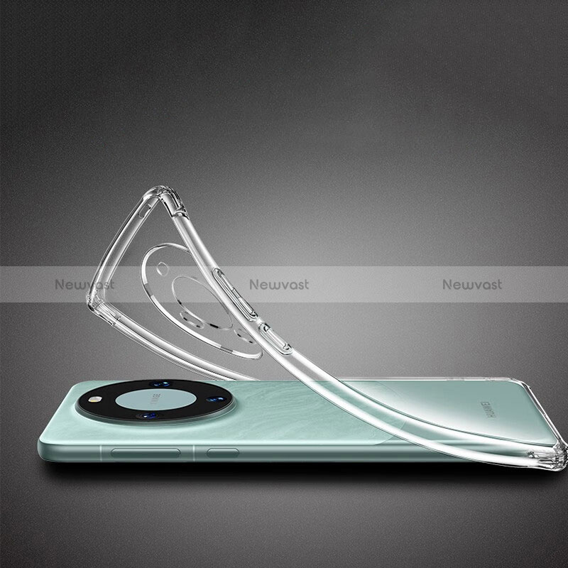 Ultra-thin Transparent TPU Soft Case T03 for Huawei Mate 60 Clear