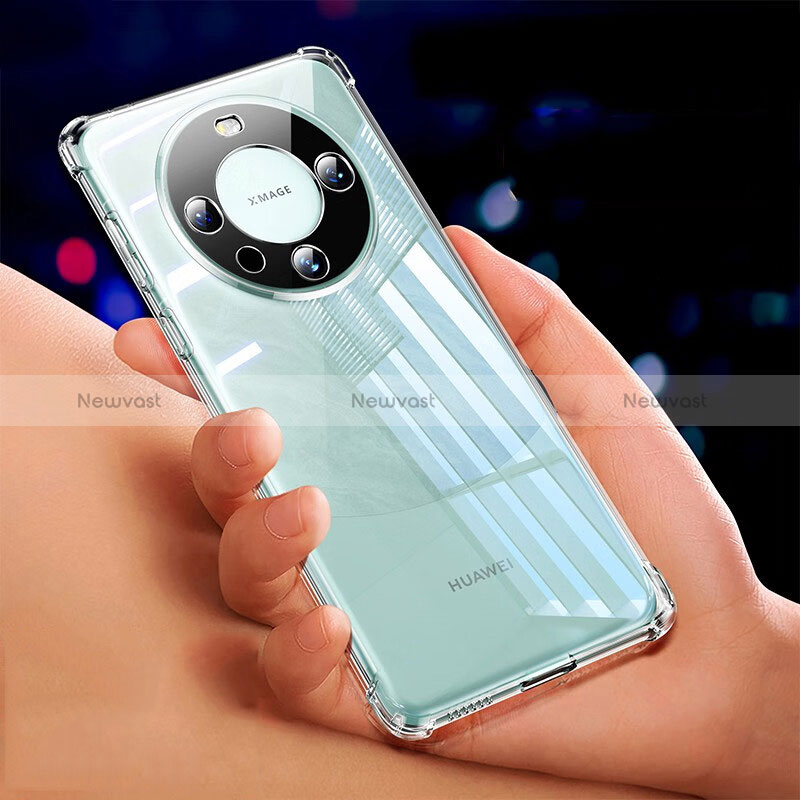 Ultra-thin Transparent TPU Soft Case T03 for Huawei Mate 60 Pro Clear