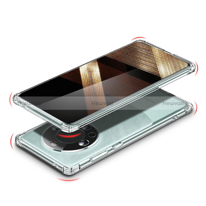 Ultra-thin Transparent TPU Soft Case T03 for Huawei Mate 60 Pro Clear