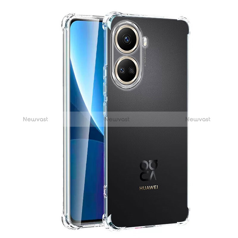 Ultra-thin Transparent TPU Soft Case T03 for Huawei Nova 10 SE Clear