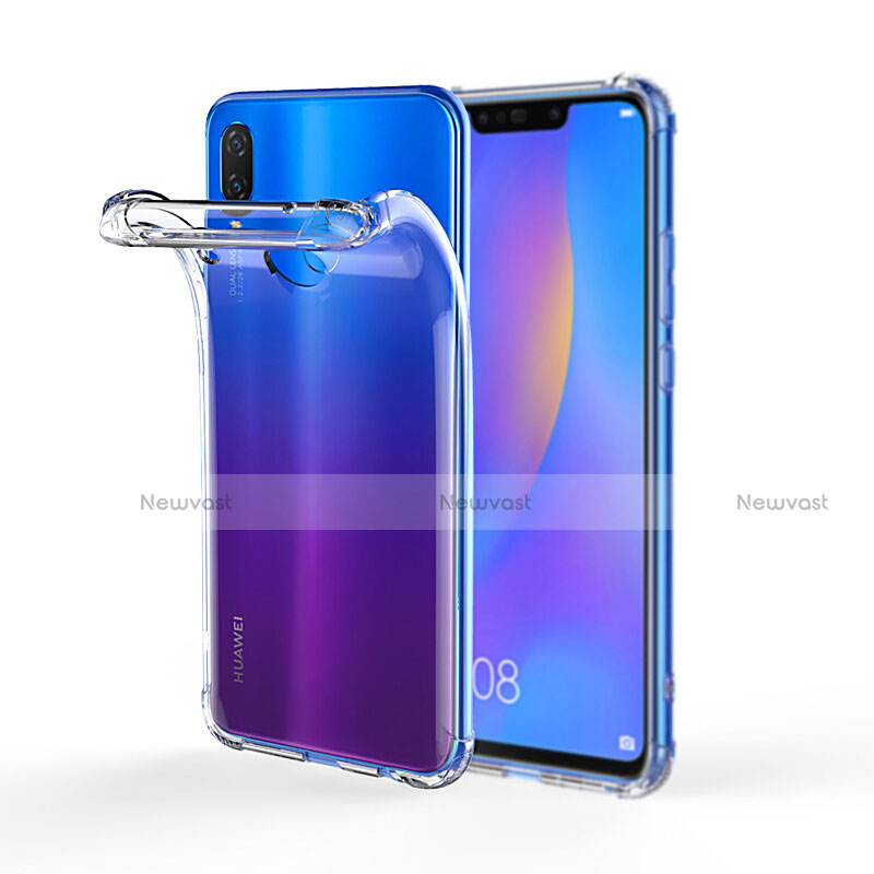 Ultra-thin Transparent TPU Soft Case T03 for Huawei P Smart+ Plus Clear