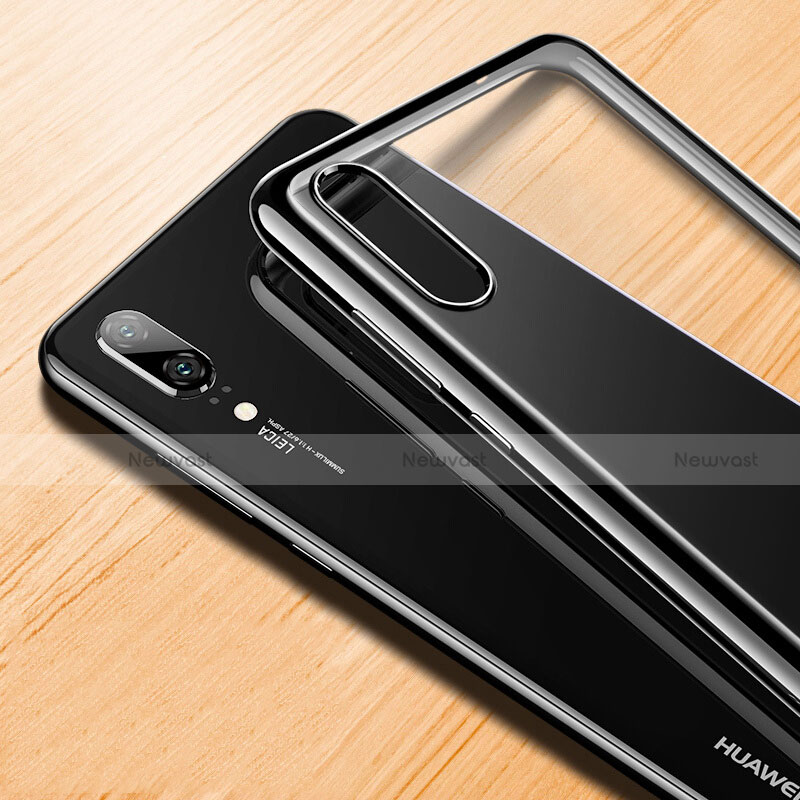 Ultra-thin Transparent TPU Soft Case T03 for Huawei P20 Black