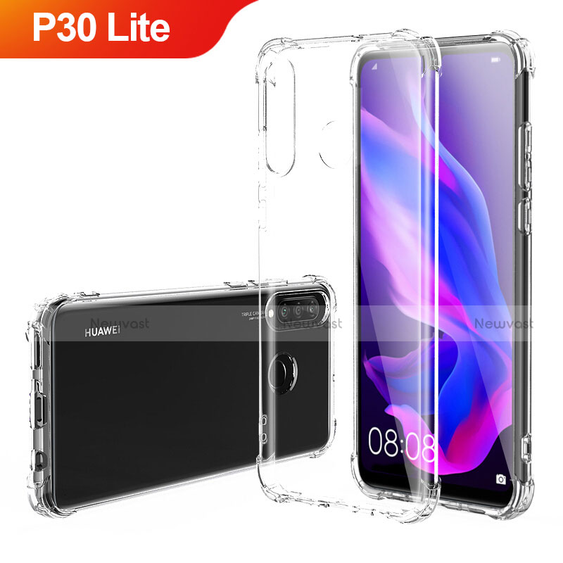 Ultra-thin Transparent TPU Soft Case T03 for Huawei P30 Lite Clear