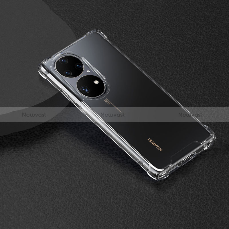 Ultra-thin Transparent TPU Soft Case T03 for Huawei P50 Clear