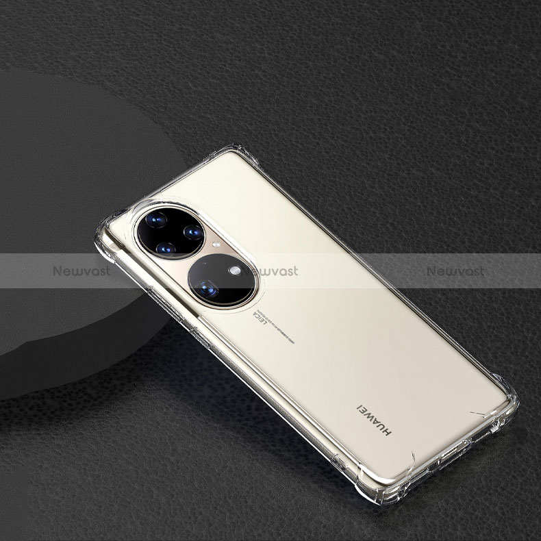 Ultra-thin Transparent TPU Soft Case T03 for Huawei P50 Clear