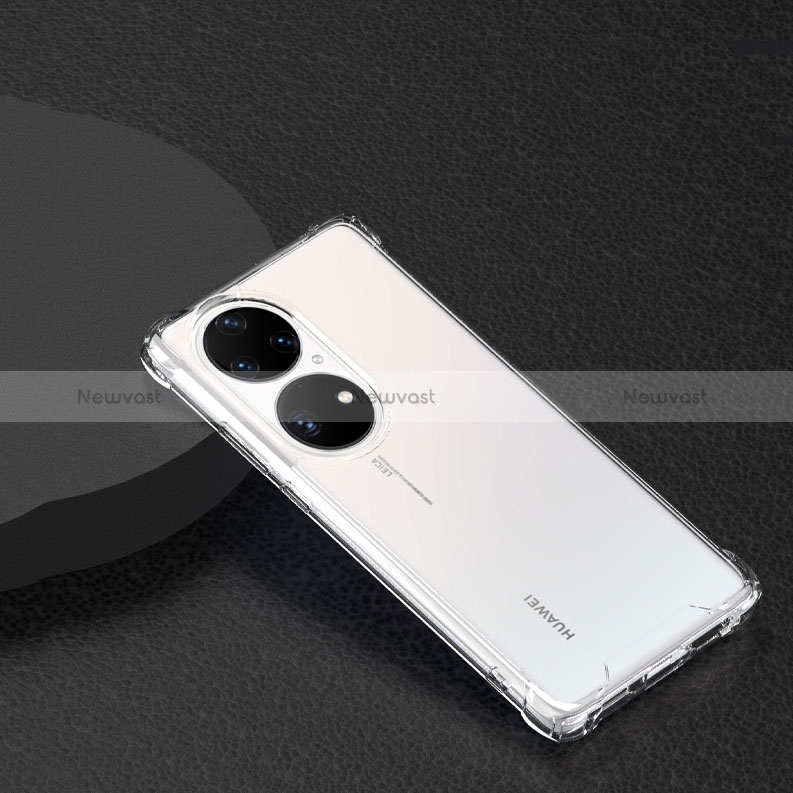 Ultra-thin Transparent TPU Soft Case T03 for Huawei P50 Clear