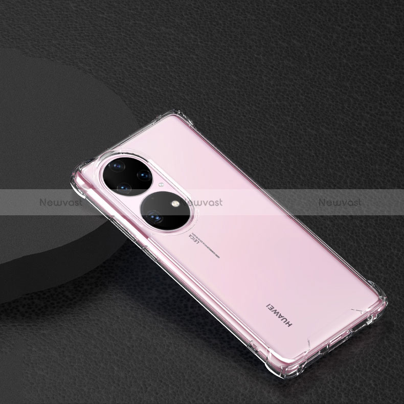 Ultra-thin Transparent TPU Soft Case T03 for Huawei P50 Clear