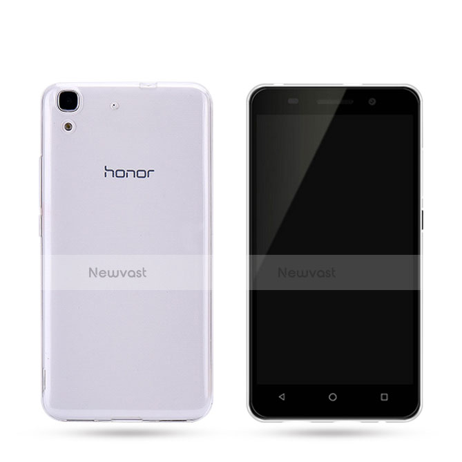 Ultra-thin Transparent TPU Soft Case T03 for Huawei Y6 Clear