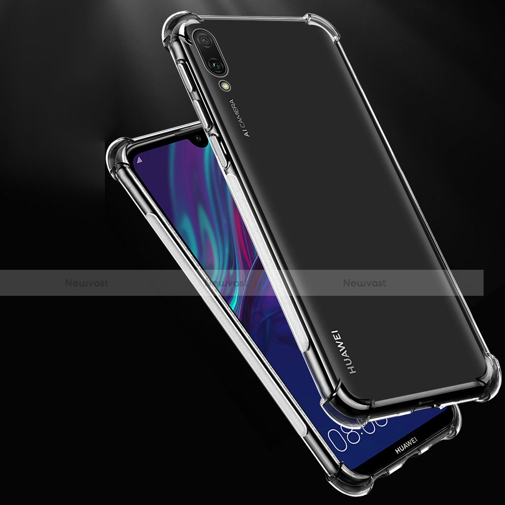 Ultra-thin Transparent TPU Soft Case T03 for Huawei Y7 Pro (2019) Clear