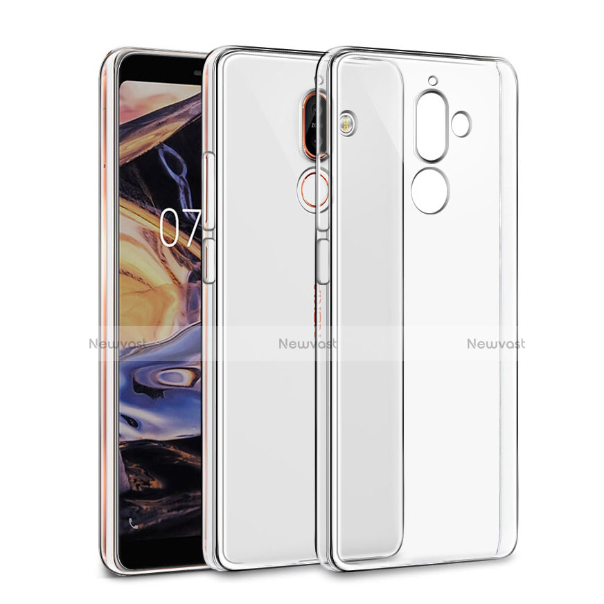 Ultra-thin Transparent TPU Soft Case T03 for Nokia 7 Plus Clear