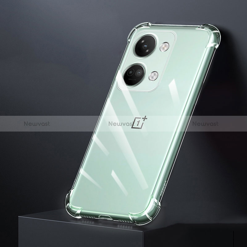 Ultra-thin Transparent TPU Soft Case T03 for OnePlus Ace 2V 5G Clear