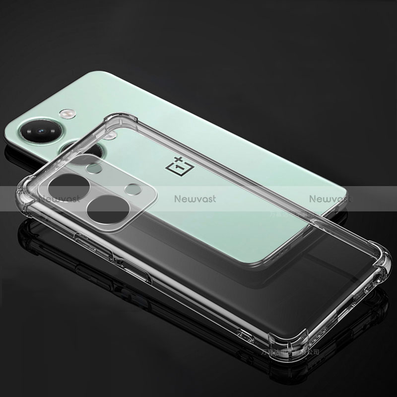 Ultra-thin Transparent TPU Soft Case T03 for OnePlus Ace 2V 5G Clear