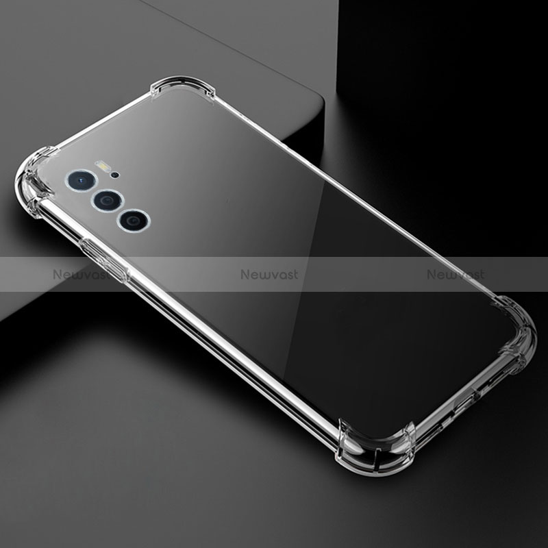 Ultra-thin Transparent TPU Soft Case T03 for Oppo A16 Clear