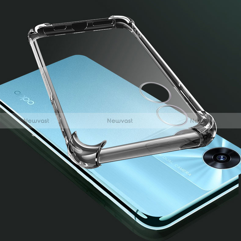 Ultra-thin Transparent TPU Soft Case T03 for Oppo A1x 5G Clear