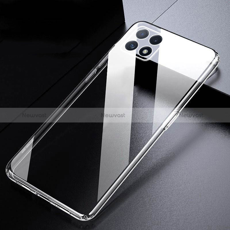 Ultra-thin Transparent TPU Soft Case T03 for Oppo A53 5G Clear