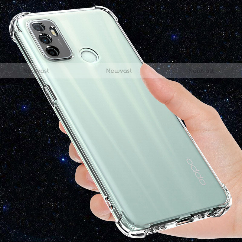 Ultra-thin Transparent TPU Soft Case T03 for Oppo A53 Clear