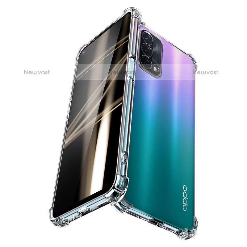 Ultra-thin Transparent TPU Soft Case T03 for Oppo A93 5G Clear