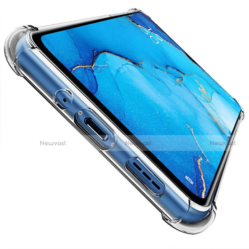 Ultra-thin Transparent TPU Soft Case T03 for Oppo Find X2 Lite Clear