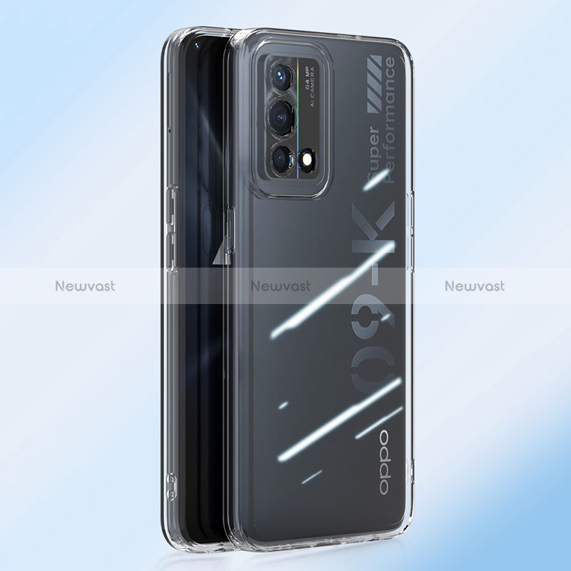 Ultra-thin Transparent TPU Soft Case T03 for Oppo K9 5G Clear