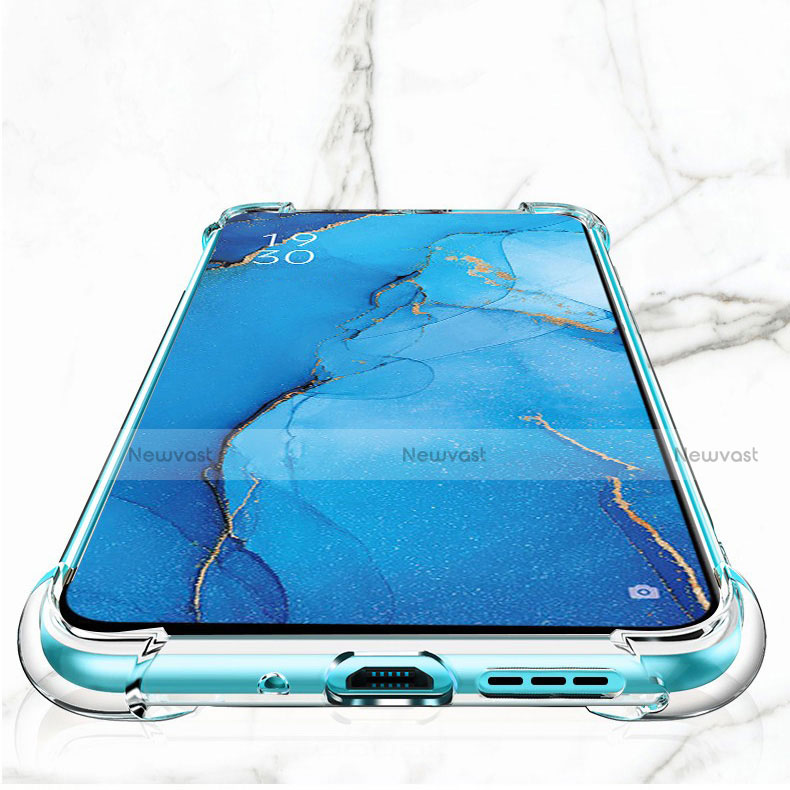 Ultra-thin Transparent TPU Soft Case T03 for Oppo Reno3 Clear