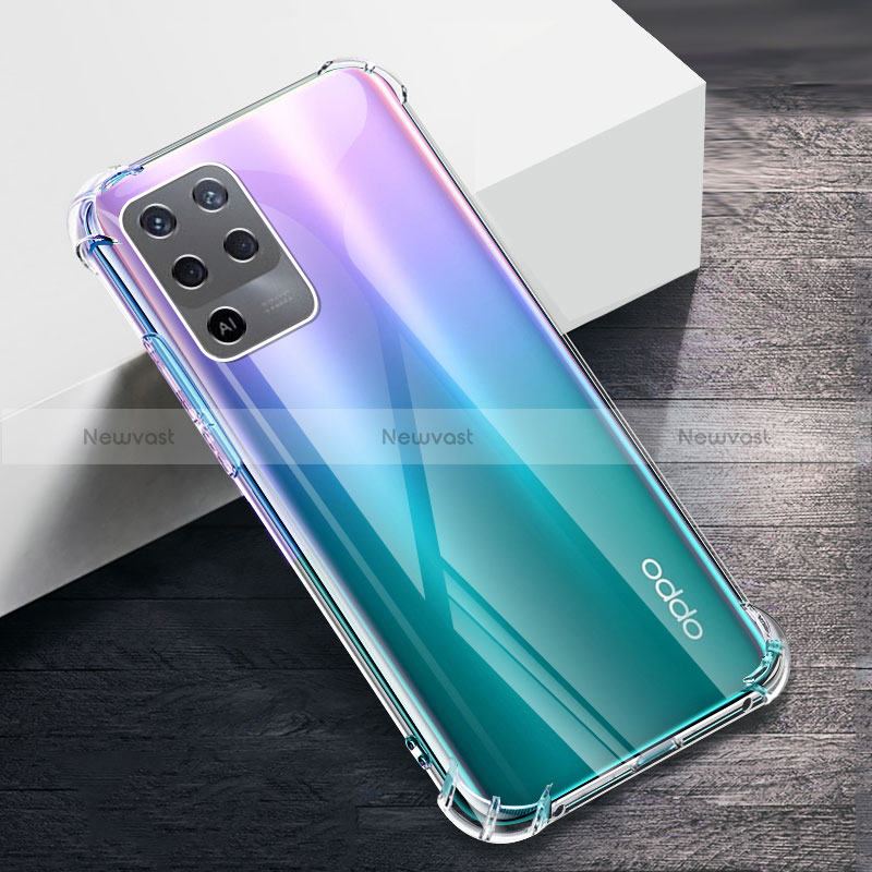 Ultra-thin Transparent TPU Soft Case T03 for Oppo Reno5 F Clear