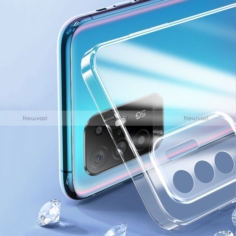 Ultra-thin Transparent TPU Soft Case T03 for Oppo Reno5 Z 5G Clear