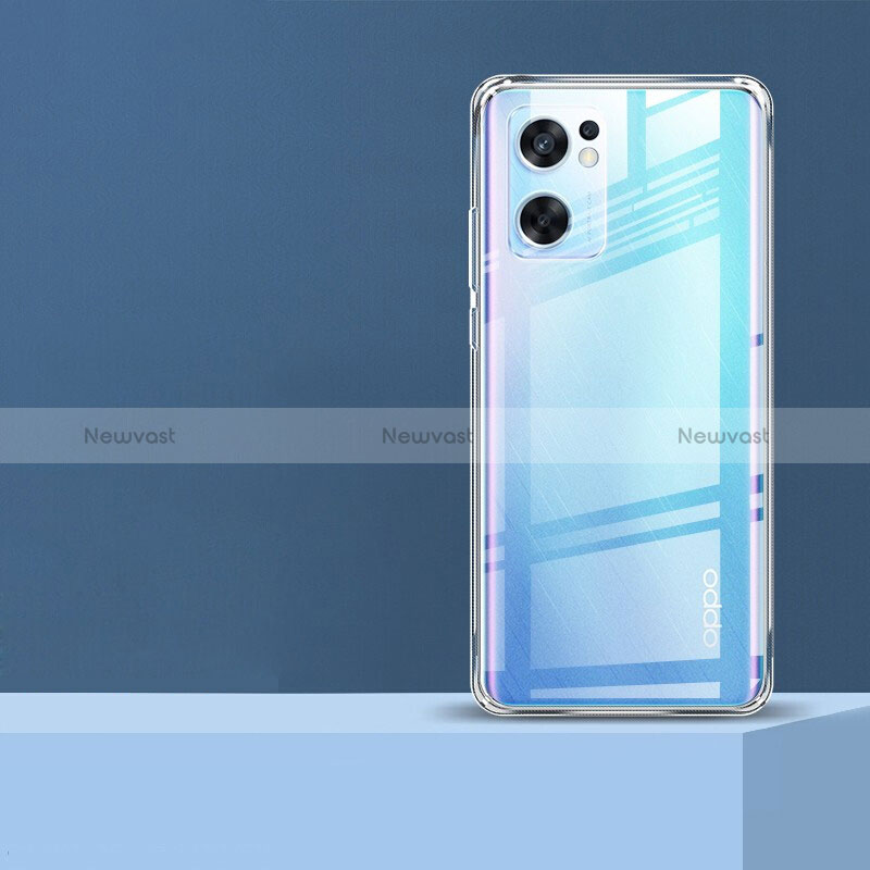 Ultra-thin Transparent TPU Soft Case T03 for Oppo Reno7 SE 5G Clear