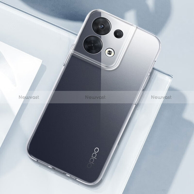 Ultra-thin Transparent TPU Soft Case T03 for Oppo Reno8 Pro 5G Clear