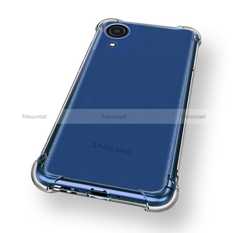 Ultra-thin Transparent TPU Soft Case T03 for Samsung Galaxy A03 Core Clear