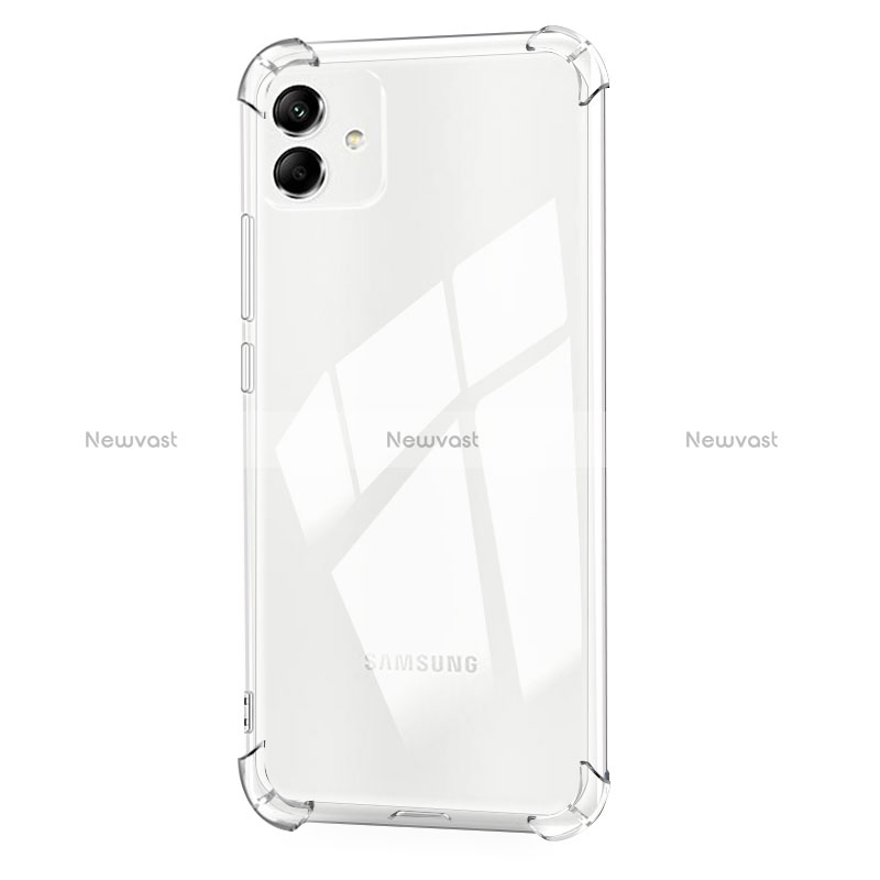 Ultra-thin Transparent TPU Soft Case T03 for Samsung Galaxy A04 4G Clear