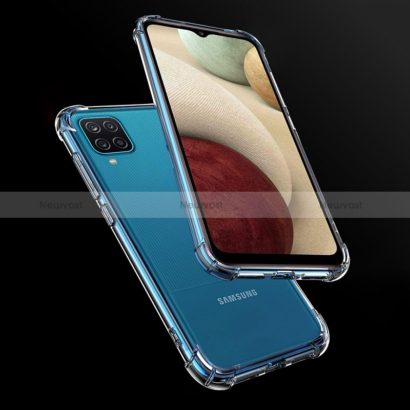 Ultra-thin Transparent TPU Soft Case T03 for Samsung Galaxy A12 Nacho Clear