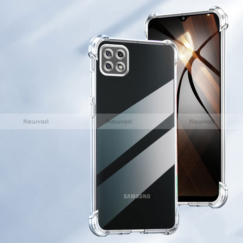 Ultra-thin Transparent TPU Soft Case T03 for Samsung Galaxy A22s 5G Clear