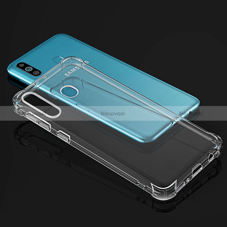 Ultra-thin Transparent TPU Soft Case T03 for Samsung Galaxy A40s Clear