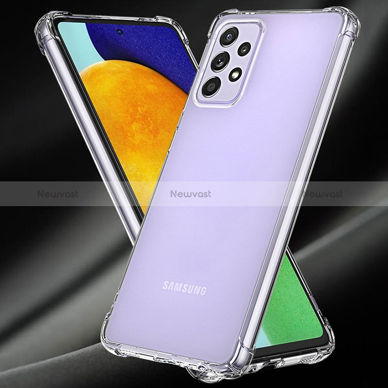 Ultra-thin Transparent TPU Soft Case T03 for Samsung Galaxy A52 4G Clear