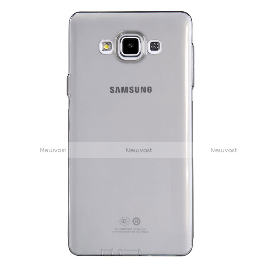 Ultra-thin Transparent TPU Soft Case T03 for Samsung Galaxy A7 SM-A700 Clear