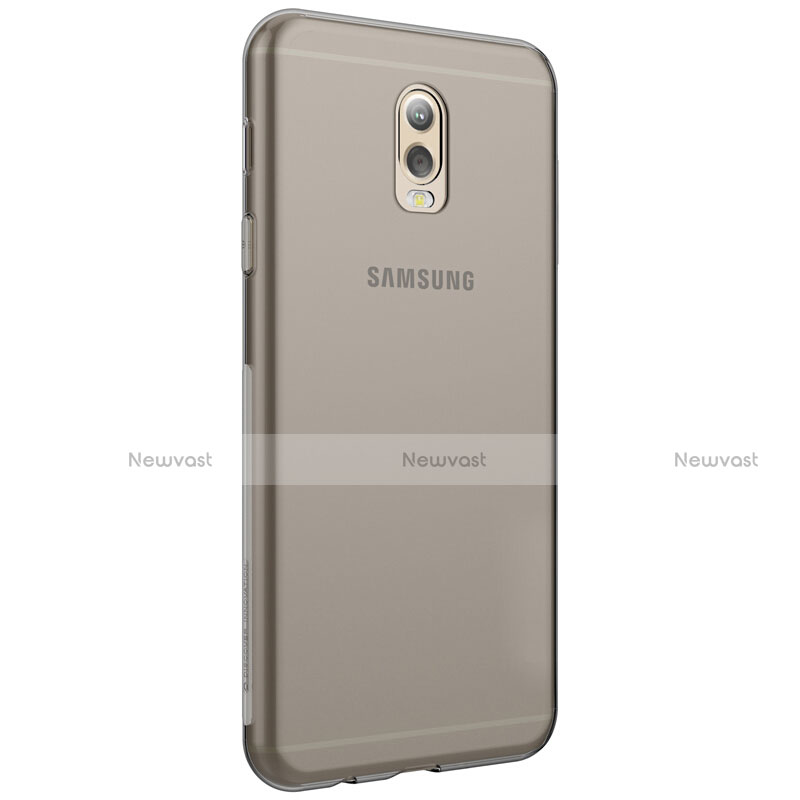 Ultra-thin Transparent TPU Soft Case T03 for Samsung Galaxy C7 (2017) Gray