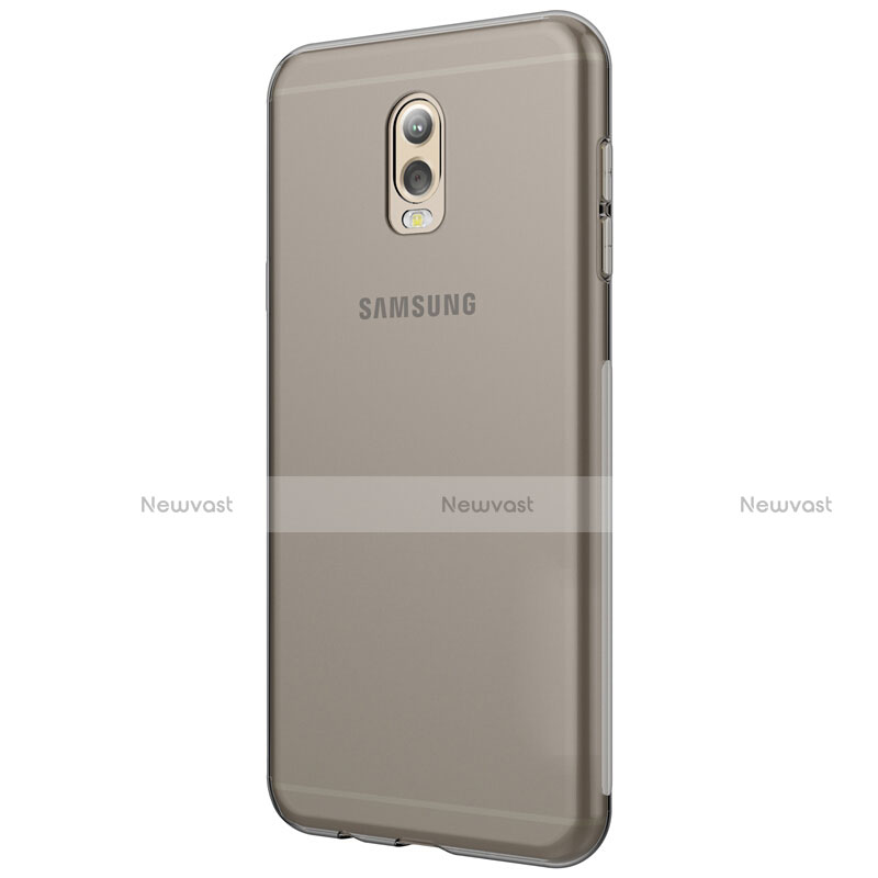 Ultra-thin Transparent TPU Soft Case T03 for Samsung Galaxy C7 (2017) Gray