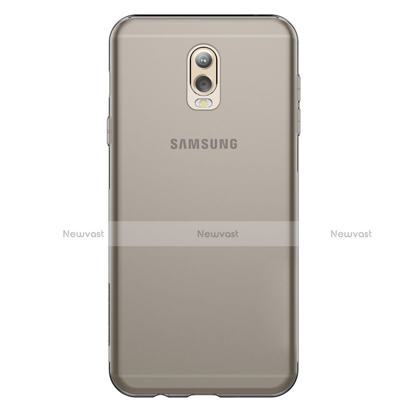 Ultra-thin Transparent TPU Soft Case T03 for Samsung Galaxy C7 (2017) Gray