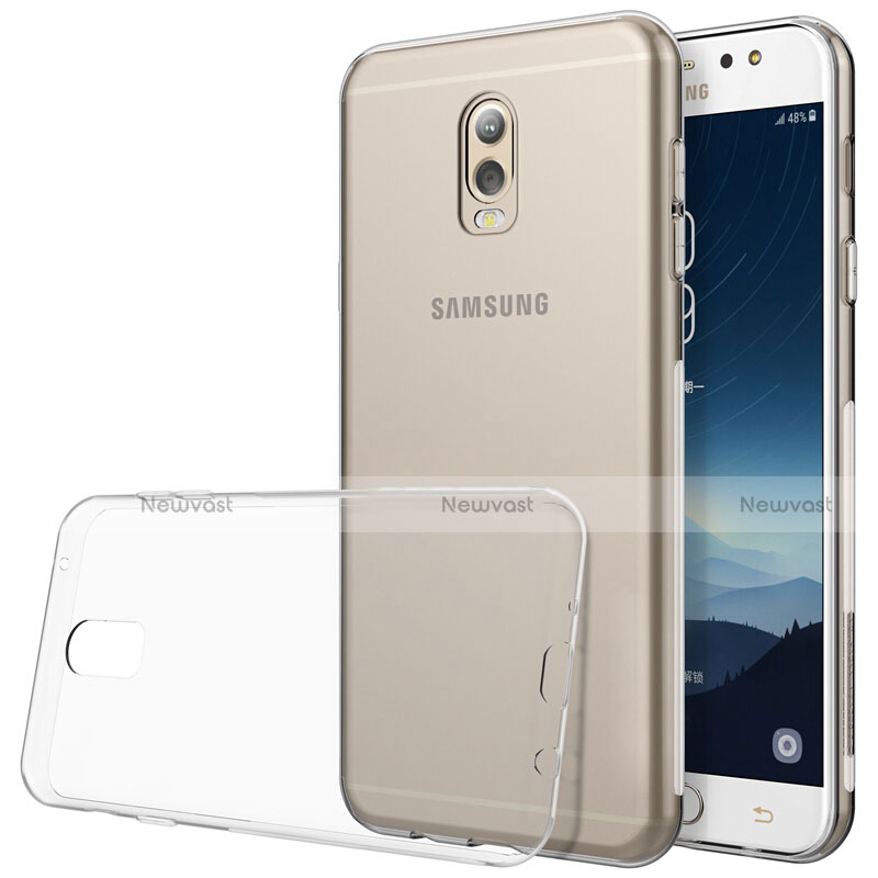 Ultra-thin Transparent TPU Soft Case T03 for Samsung Galaxy C8 C710F Clear