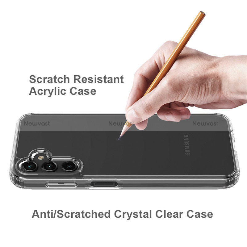 Ultra-thin Transparent TPU Soft Case T03 for Samsung Galaxy M44 5G Clear