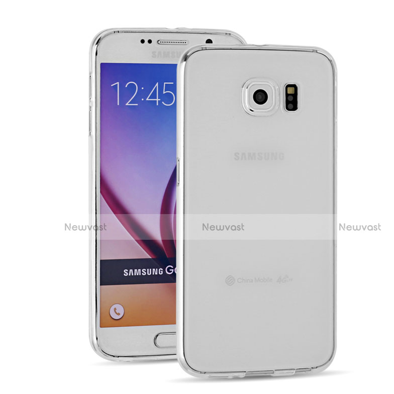 Ultra-thin Transparent TPU Soft Case T03 for Samsung Galaxy S6 SM-G920 Clear