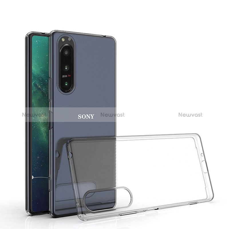 Ultra-thin Transparent TPU Soft Case T03 for Sony Xperia 1 III Clear