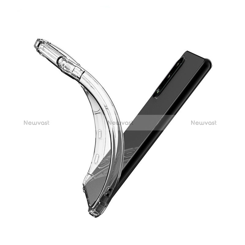 Ultra-thin Transparent TPU Soft Case T03 for Sony Xperia 10 IV SOG07 Clear