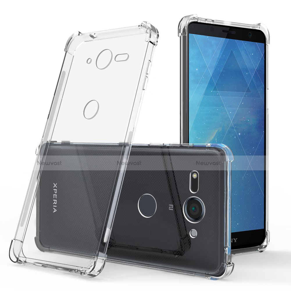 Ultra-thin Transparent TPU Soft Case T03 for Sony Xperia XZ2 Compact Clear