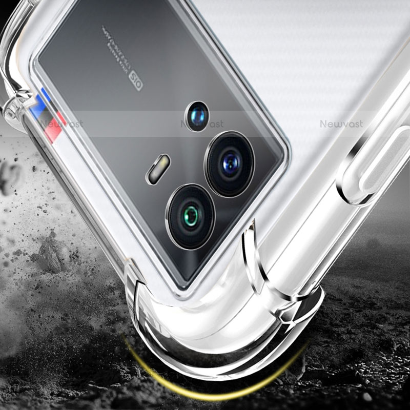 Ultra-thin Transparent TPU Soft Case T03 for Vivo iQOO 9 Pro 5G Clear
