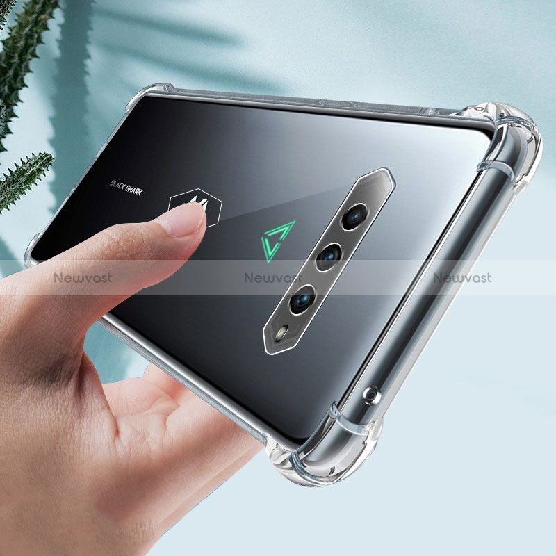 Ultra-thin Transparent TPU Soft Case T03 for Xiaomi Black Shark 4 5G Clear