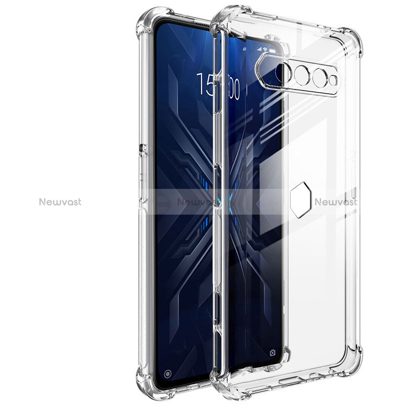 Ultra-thin Transparent TPU Soft Case T03 for Xiaomi Black Shark 4 5G Clear