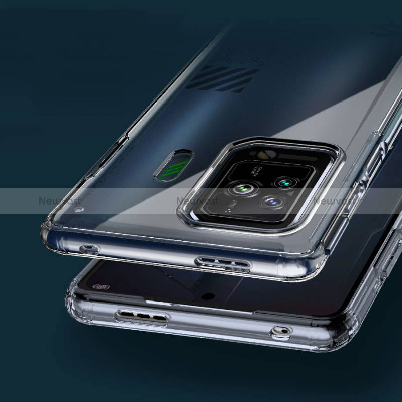 Ultra-thin Transparent TPU Soft Case T03 for Xiaomi Black Shark 5 5G Clear